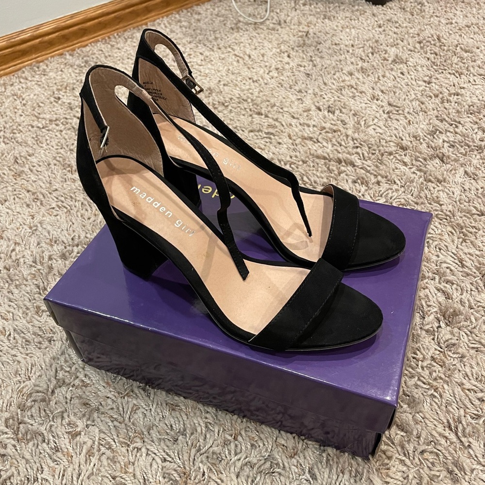 Madden Girl Black Heels